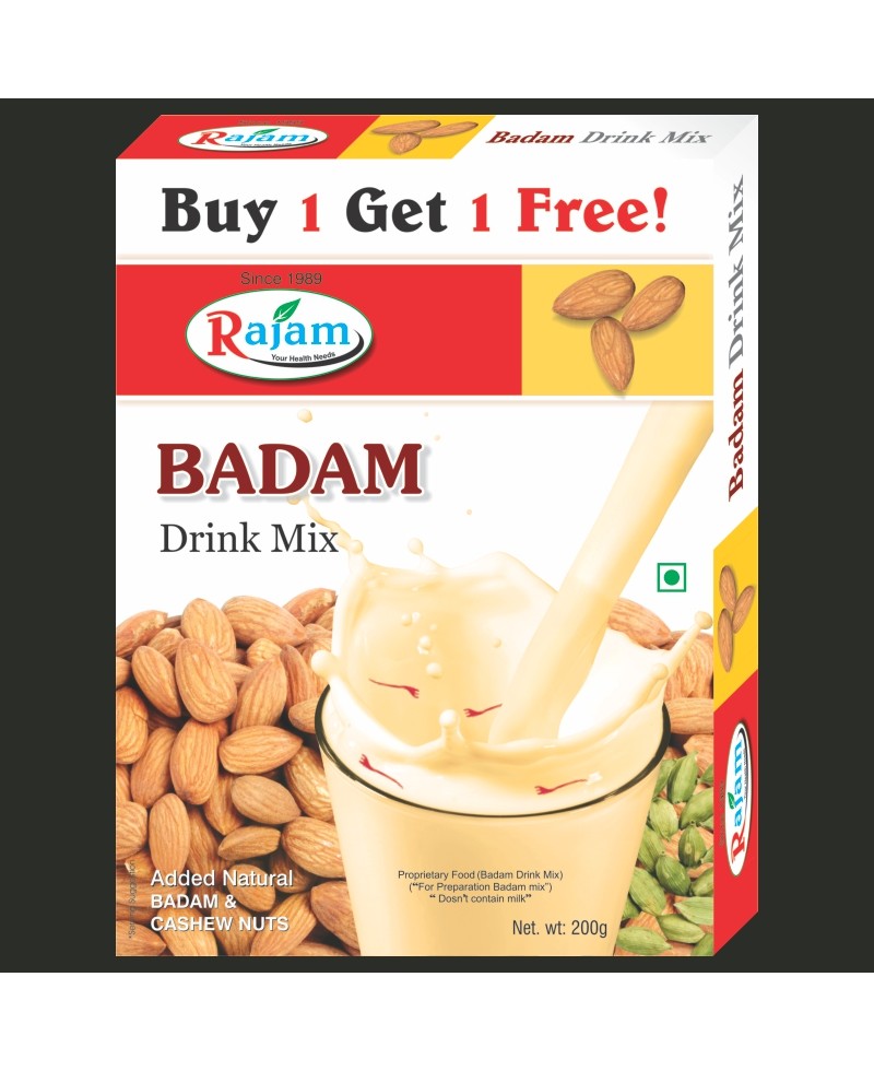 Rajam Badam Drink Mix 200g Box